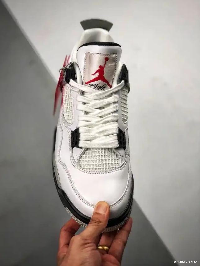 Rep OG (nike) 4 840606-192 White Cement Air Jordan 0511